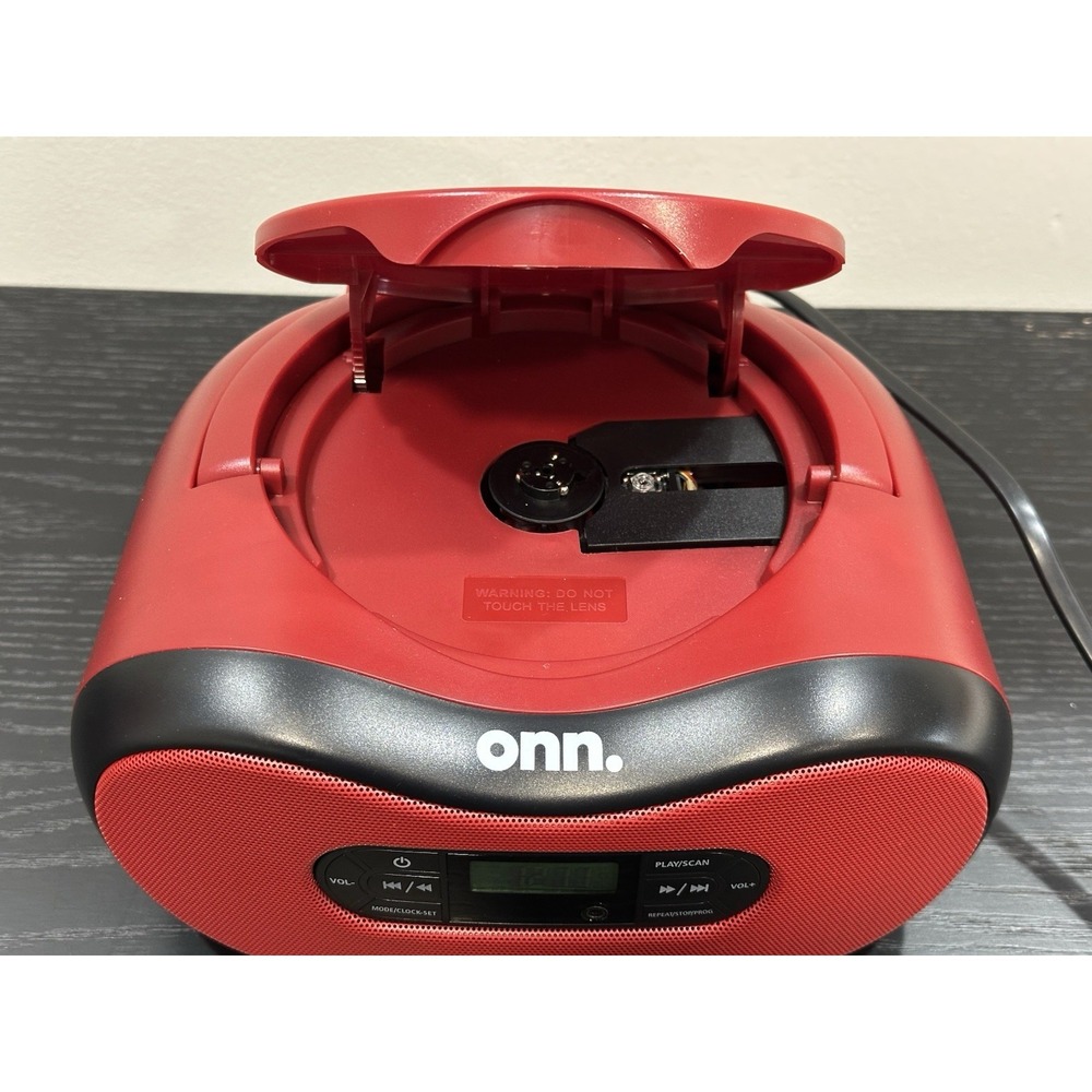 Onn AARD100043854 Portable CD Boombox Digital FM Radio TESTED/WORKS - Picture 4 of 7
